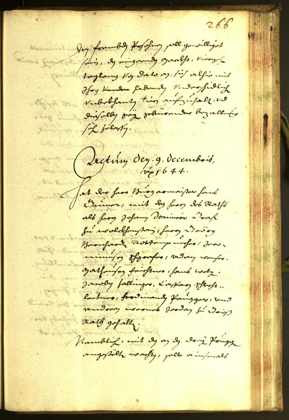 Civic Archives of Bozen-Bolzano - BOhisto Minutes of the council 1644 