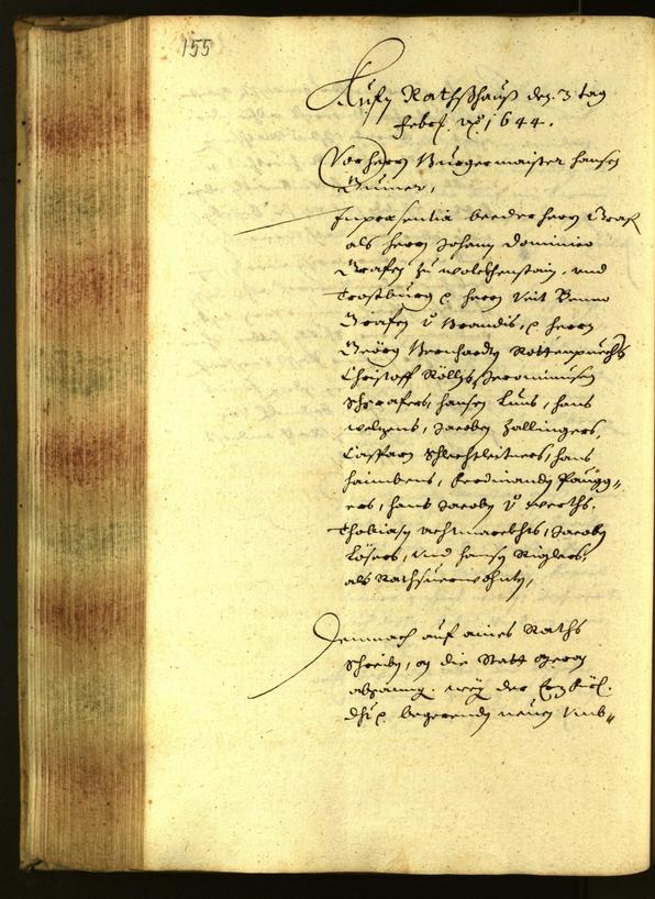 Civic Archives of Bozen-Bolzano - BOhisto Minutes of the council 1644 