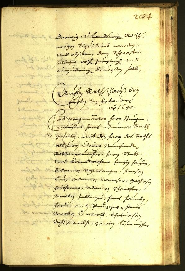 Civic Archives of Bozen-Bolzano - BOhisto Minutes of the council 1644 