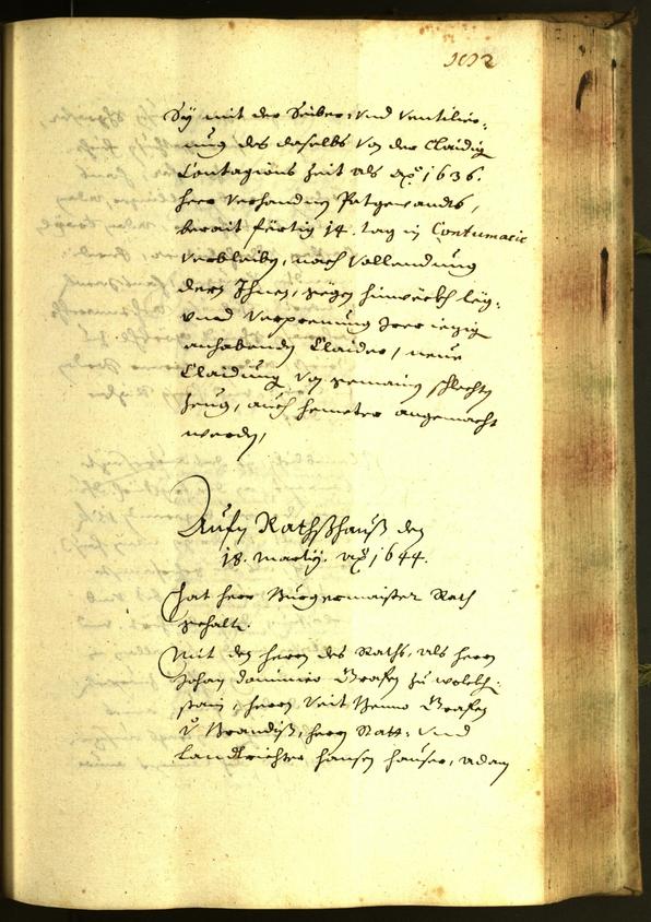 Civic Archives of Bozen-Bolzano - BOhisto Minutes of the council 1644 