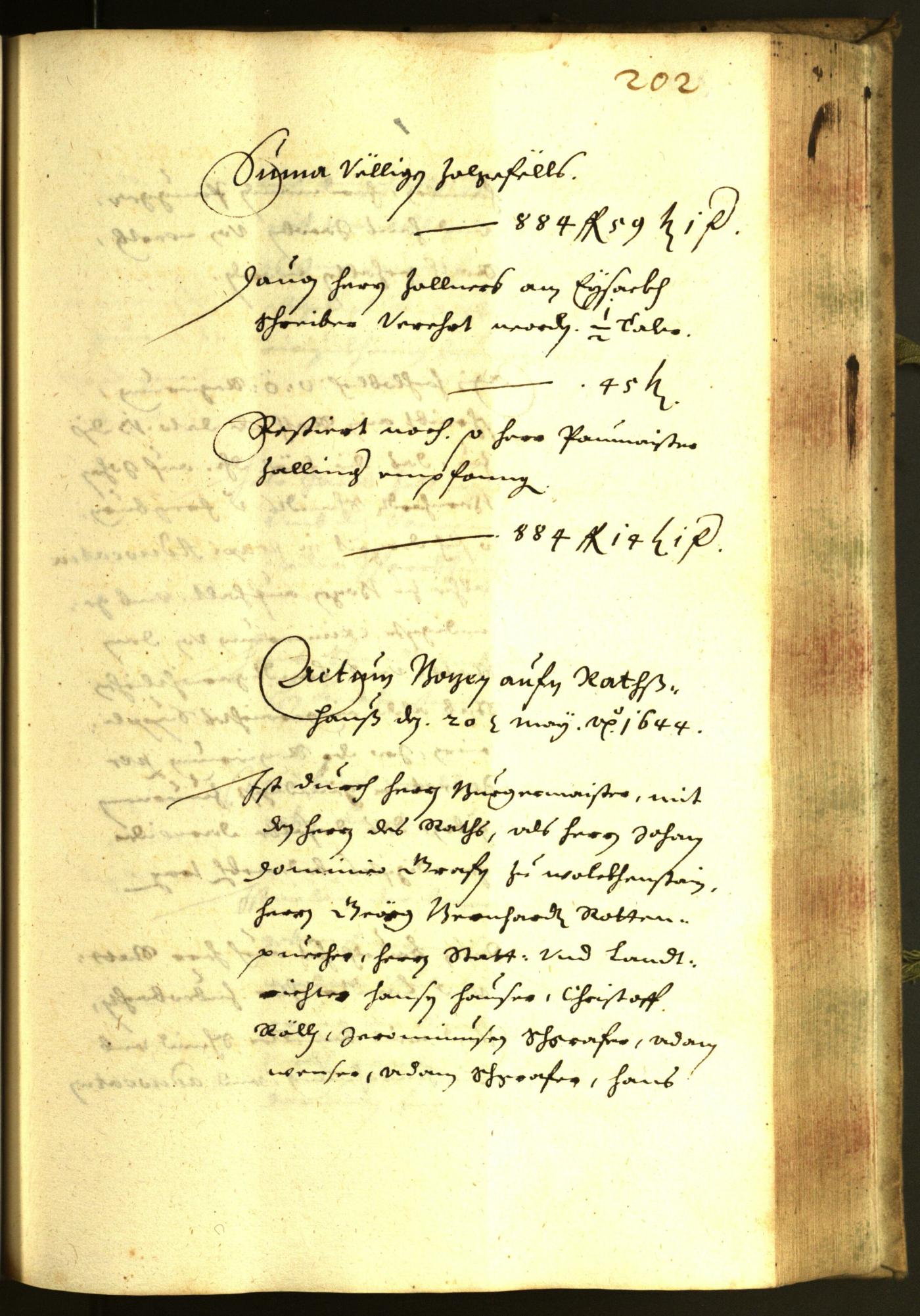 Civic Archives of Bozen-Bolzano - BOhisto Minutes of the council 1644 