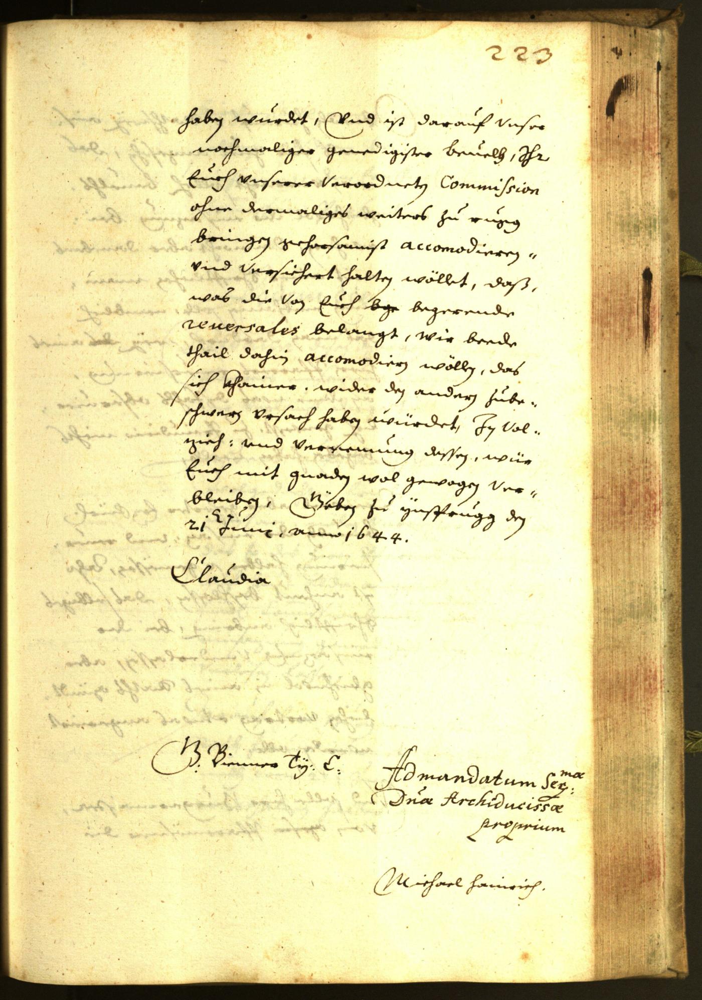 Civic Archives of Bozen-Bolzano - BOhisto Minutes of the council 1644 