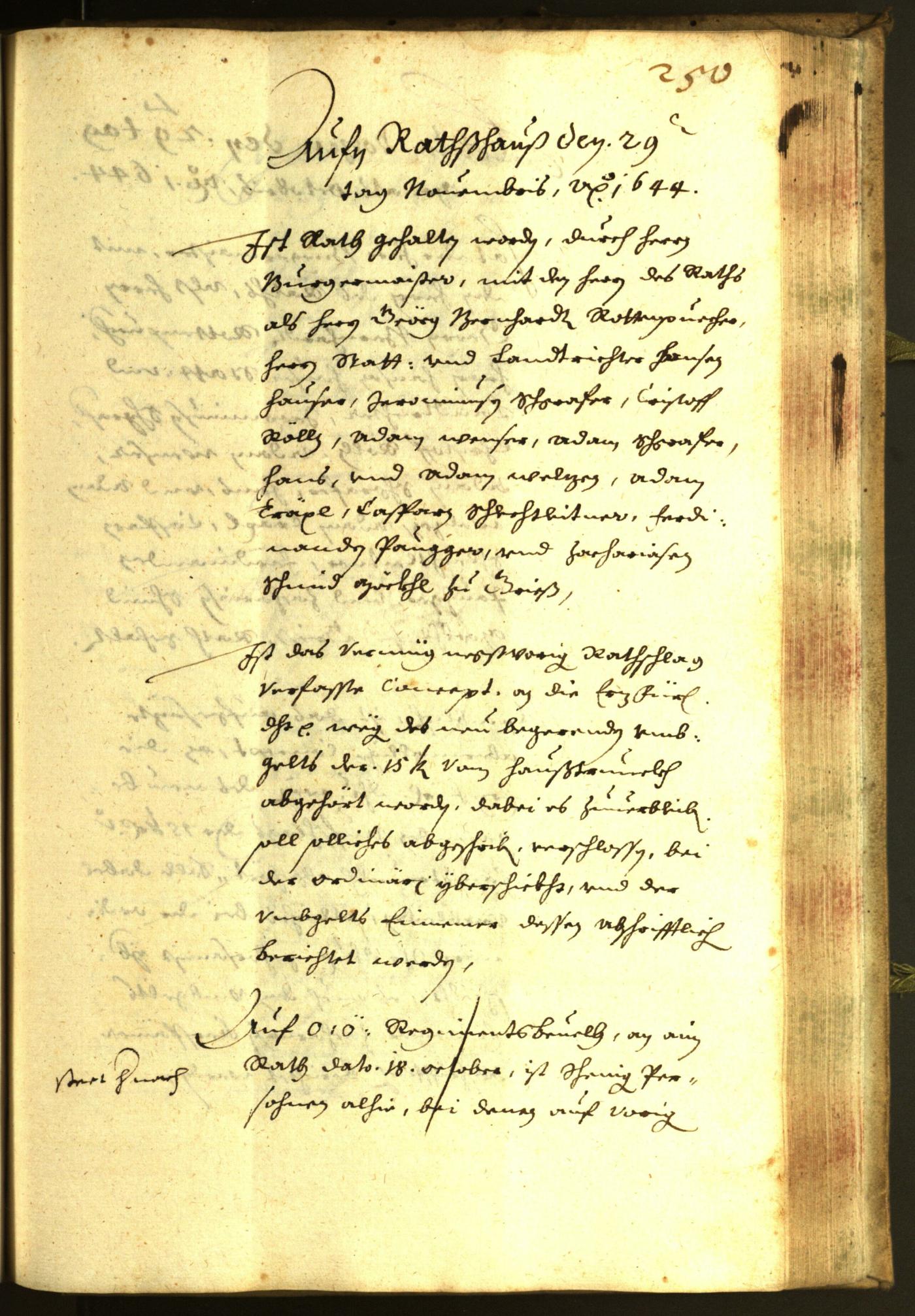 Civic Archives of Bozen-Bolzano - BOhisto Minutes of the council 1644 