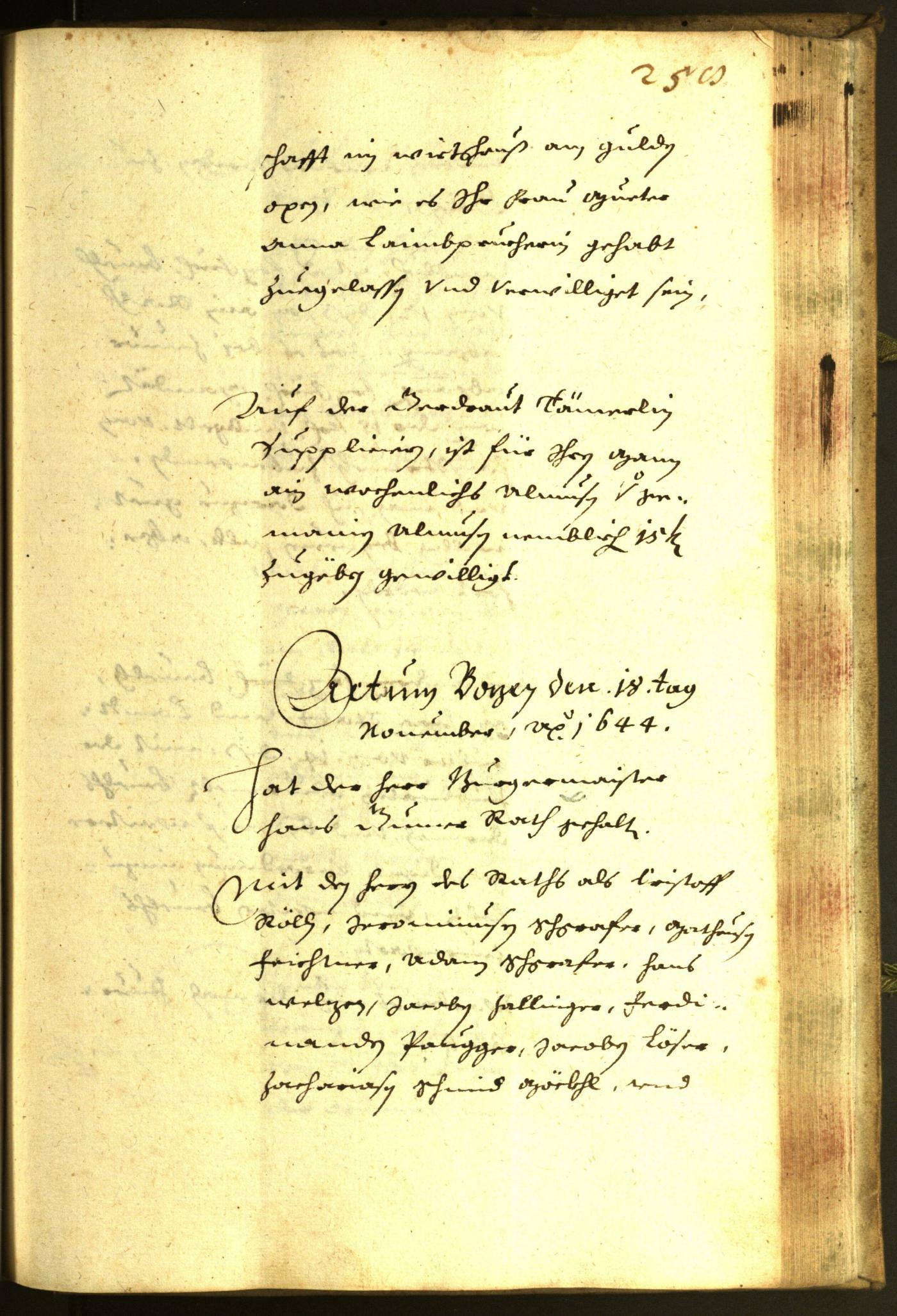 Civic Archives of Bozen-Bolzano - BOhisto Minutes of the council 1644 