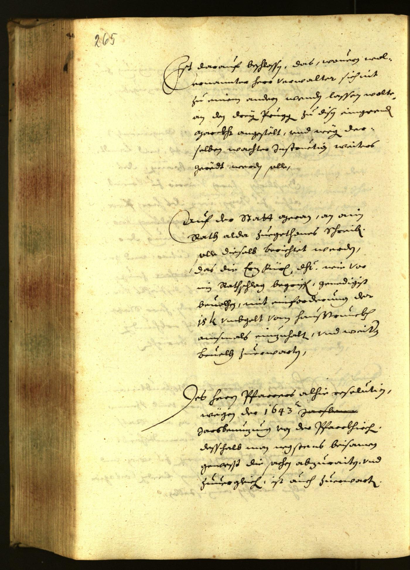 Civic Archives of Bozen-Bolzano - BOhisto Minutes of the council 1644 