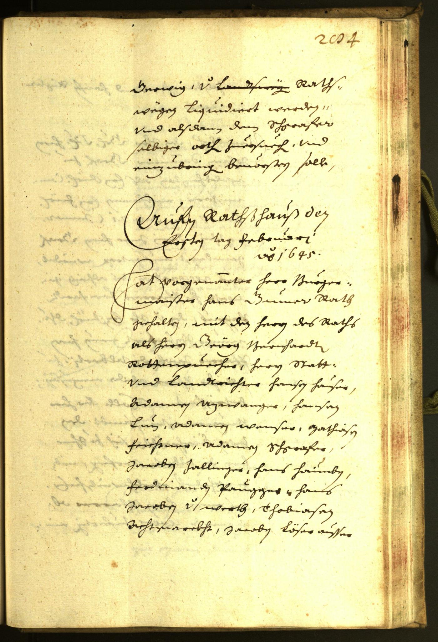 Civic Archives of Bozen-Bolzano - BOhisto Minutes of the council 1644 