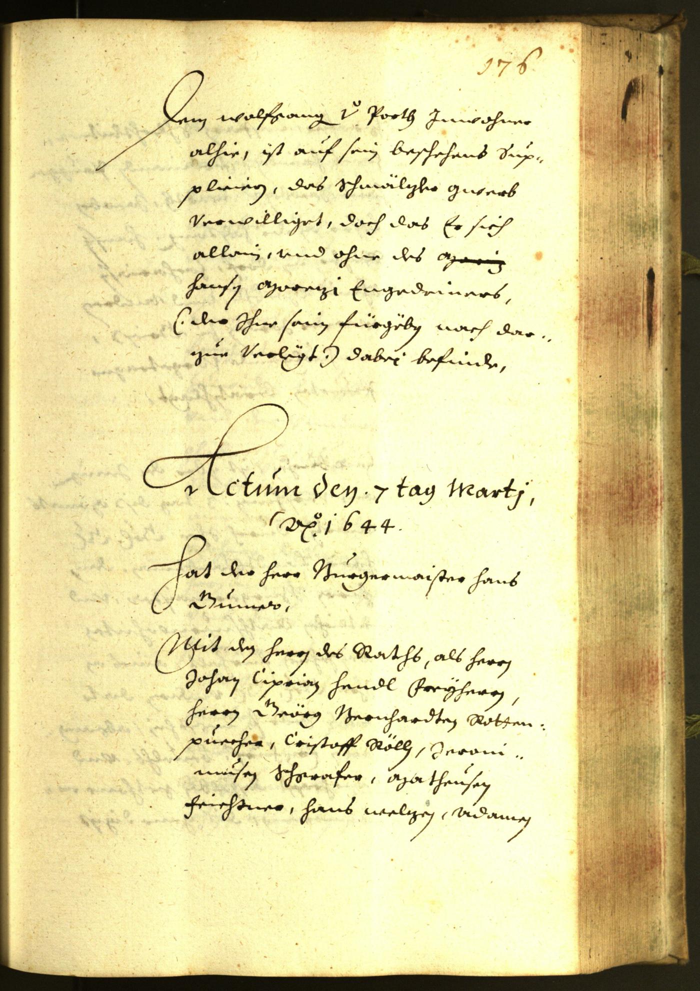 Civic Archives of Bozen-Bolzano - BOhisto Minutes of the council 1644 