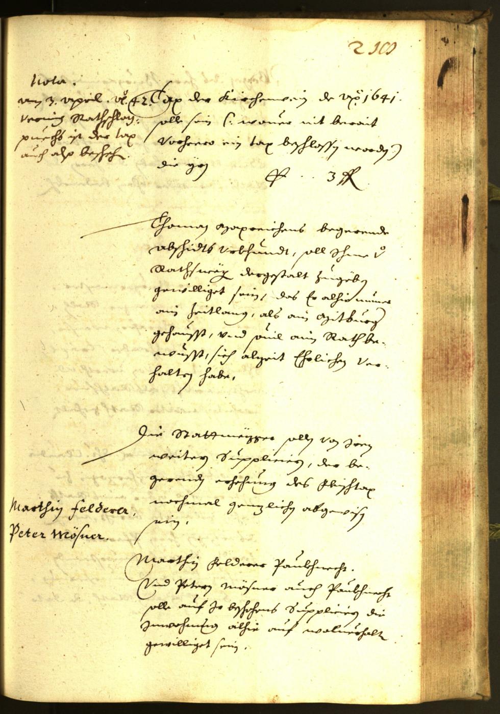 Civic Archives of Bozen-Bolzano - BOhisto Minutes of the council 1644 