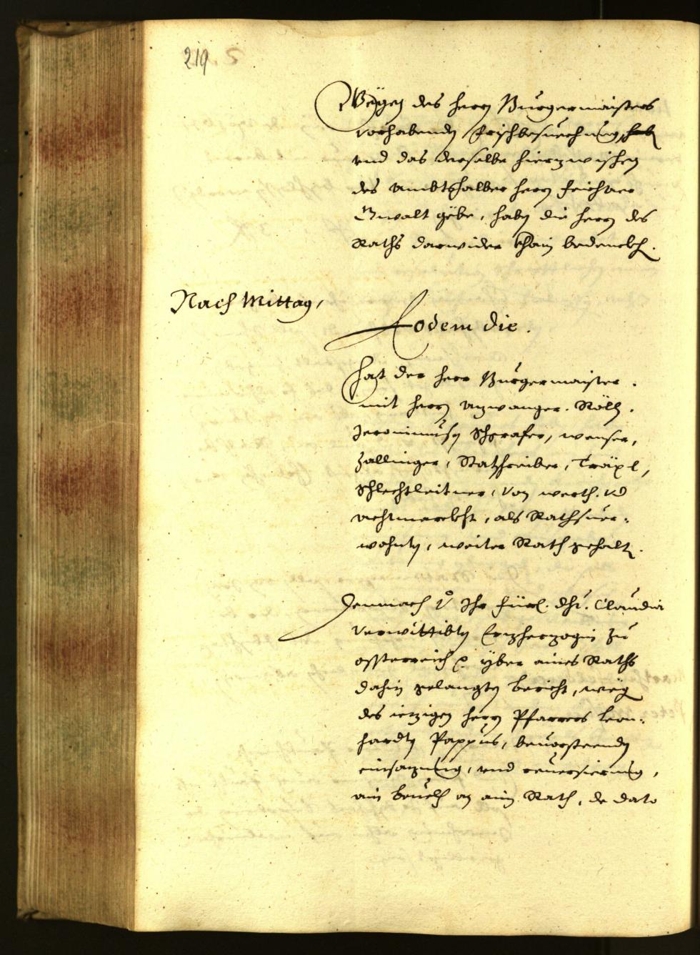 Civic Archives of Bozen-Bolzano - BOhisto Minutes of the council 1644 