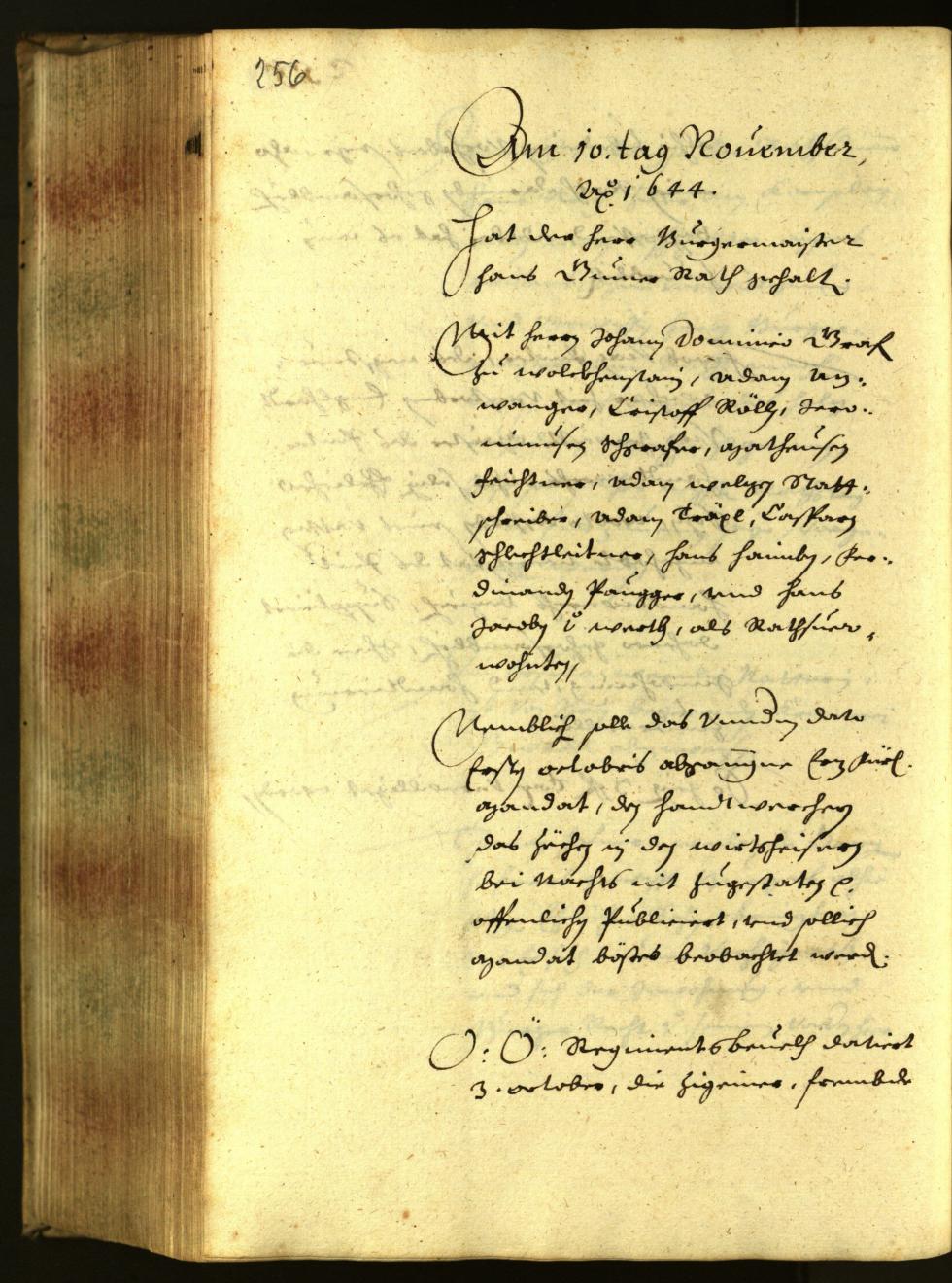 Civic Archives of Bozen-Bolzano - BOhisto Minutes of the council 1644 