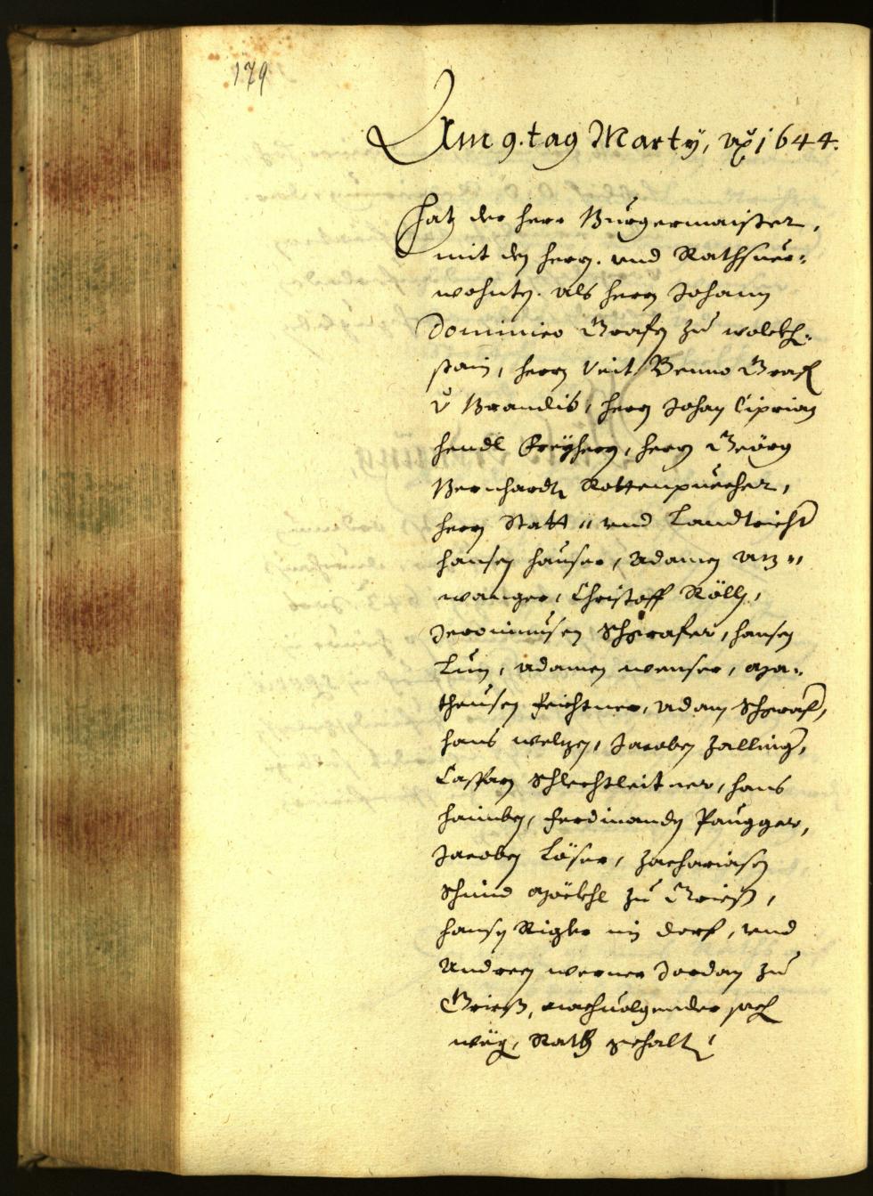 Archivio Storico della Città di Bolzano - BOhisto protocollo consiliare 1644 