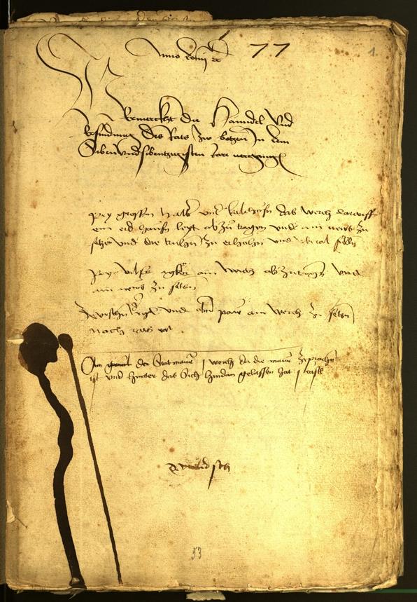 Archivio Storico della Città di Bolzano - BOhisto protocollo consiliare 1477 