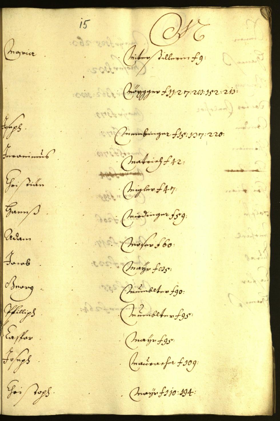 Stadtarchiv Bozen - BOhisto Ratsprotokoll 1645/46 