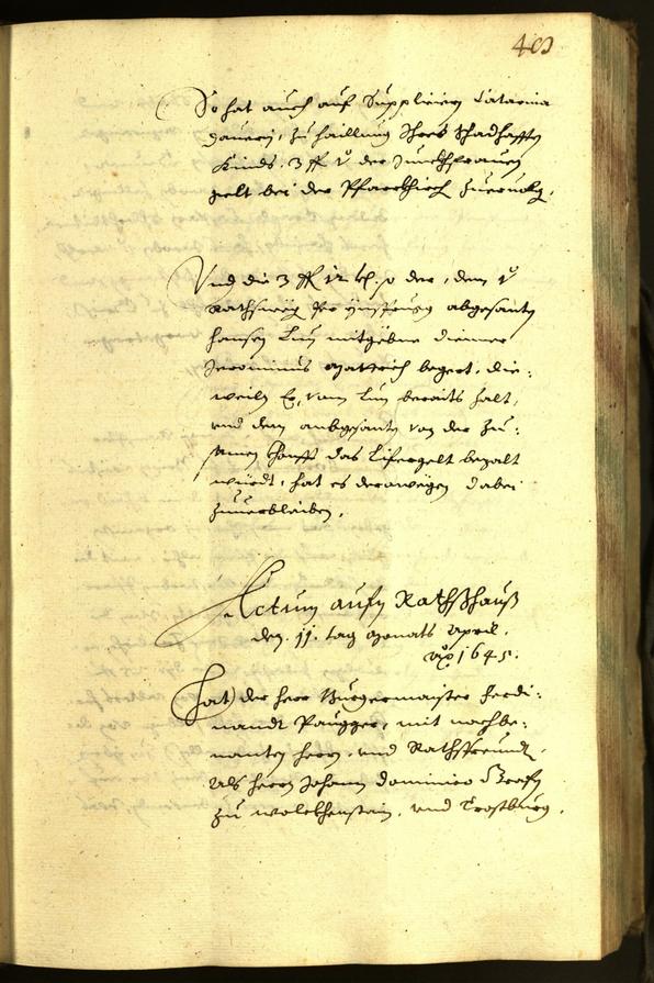 Civic Archives of Bozen-Bolzano - BOhisto Minutes of the council 1645 