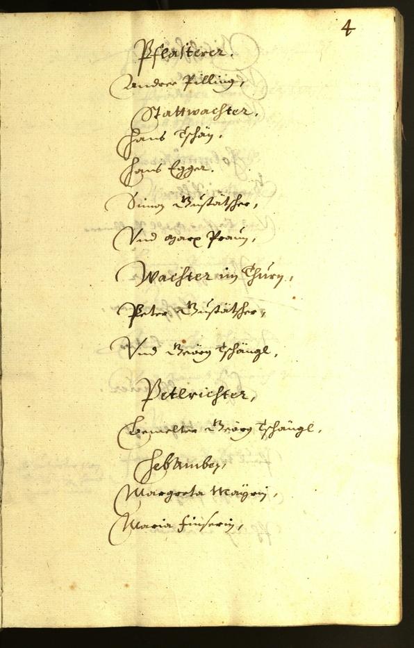 Stadtarchiv Bozen - BOhisto Ratsprotokoll 1645 