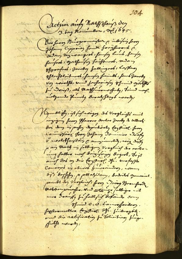 Civic Archives of Bozen-Bolzano - BOhisto Minutes of the council 1645 