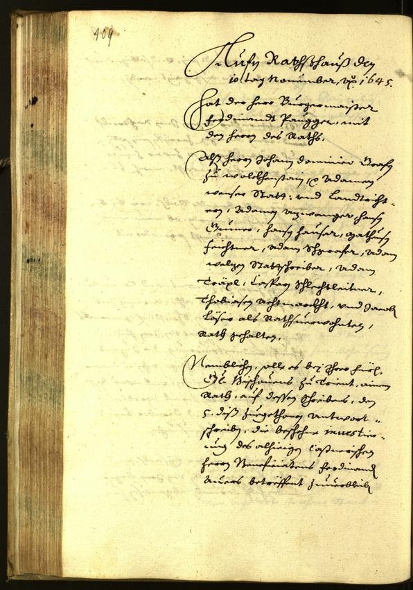 Civic Archives of Bozen-Bolzano - BOhisto Minutes of the council 1645 