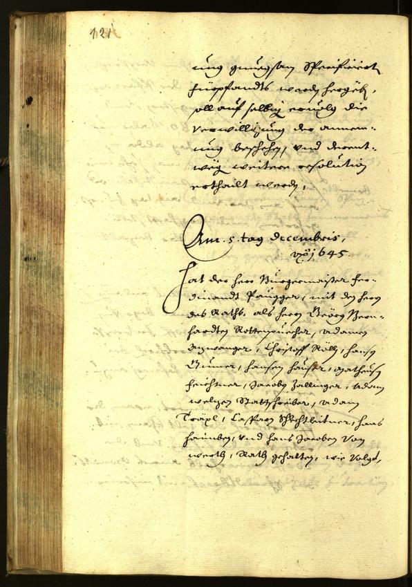 Civic Archives of Bozen-Bolzano - BOhisto Minutes of the council 1645 