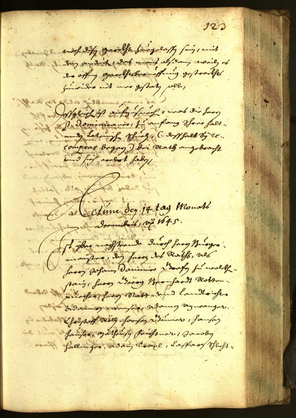 Civic Archives of Bozen-Bolzano - BOhisto Minutes of the council 1645 