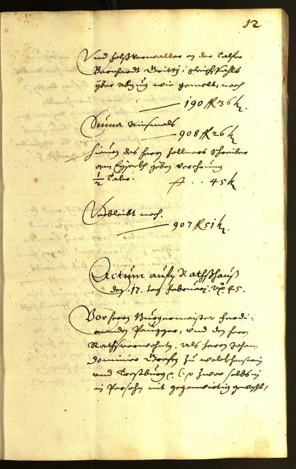 Archivio Storico della Città di Bolzano - BOhisto protocollo consiliare 1645 