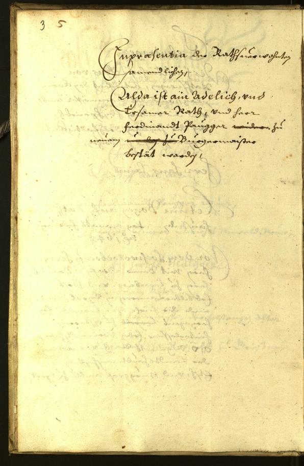 Civic Archives of Bozen-Bolzano - BOhisto Minutes of the council 1645 