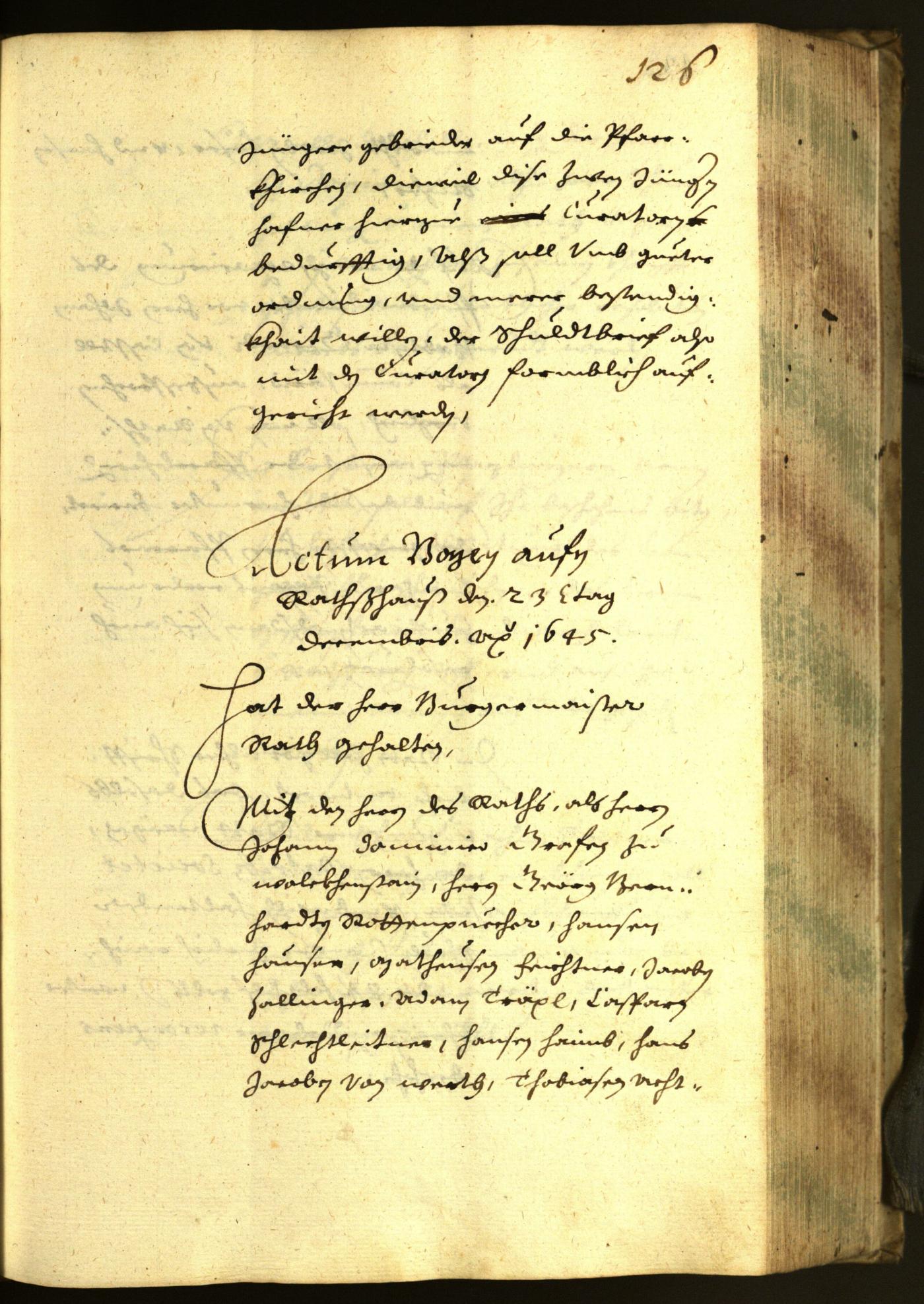 Civic Archives of Bozen-Bolzano - BOhisto Minutes of the council 1645 