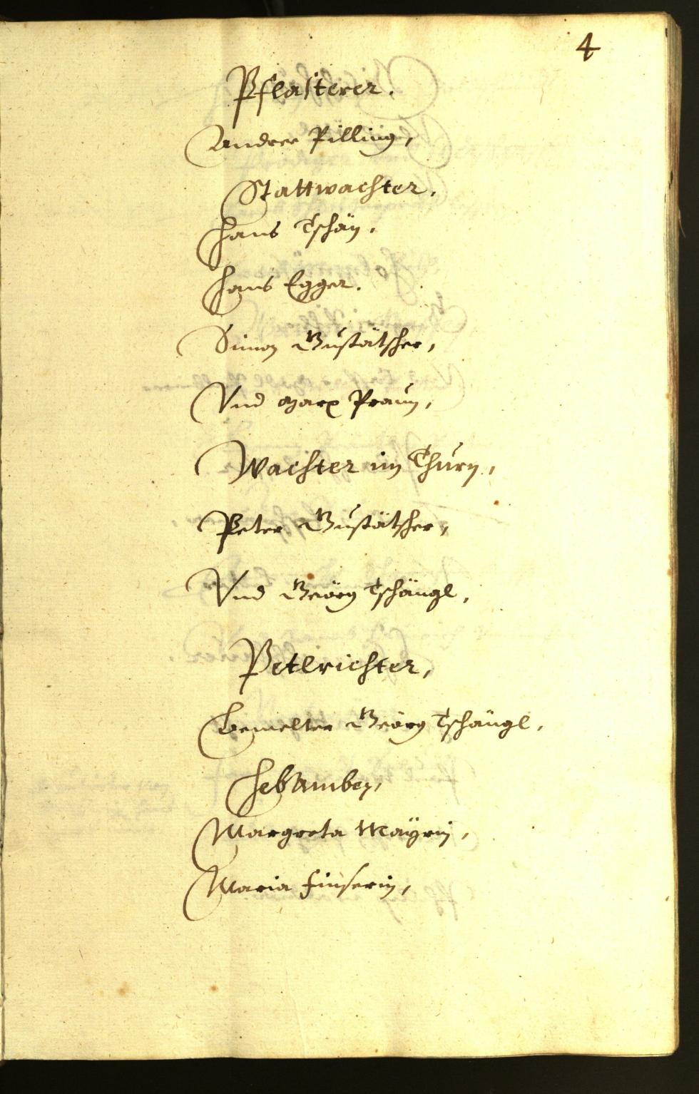 Stadtarchiv Bozen - BOhisto Ratsprotokoll 1645 