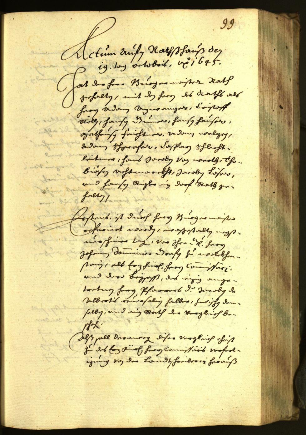 Civic Archives of Bozen-Bolzano - BOhisto Minutes of the council 1645 