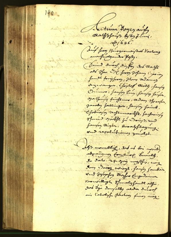 Archivio Storico della Città di Bolzano - BOhisto protocollo consiliare 1646 