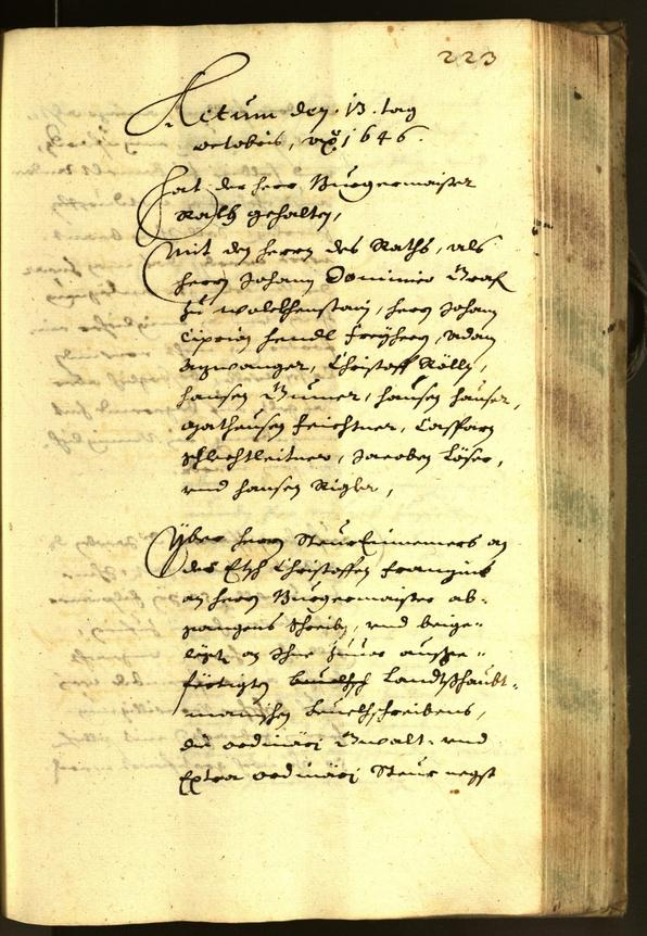 Civic Archives of Bozen-Bolzano - BOhisto Minutes of the council 1646 