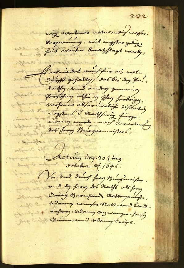 Civic Archives of Bozen-Bolzano - BOhisto Minutes of the council 1646 