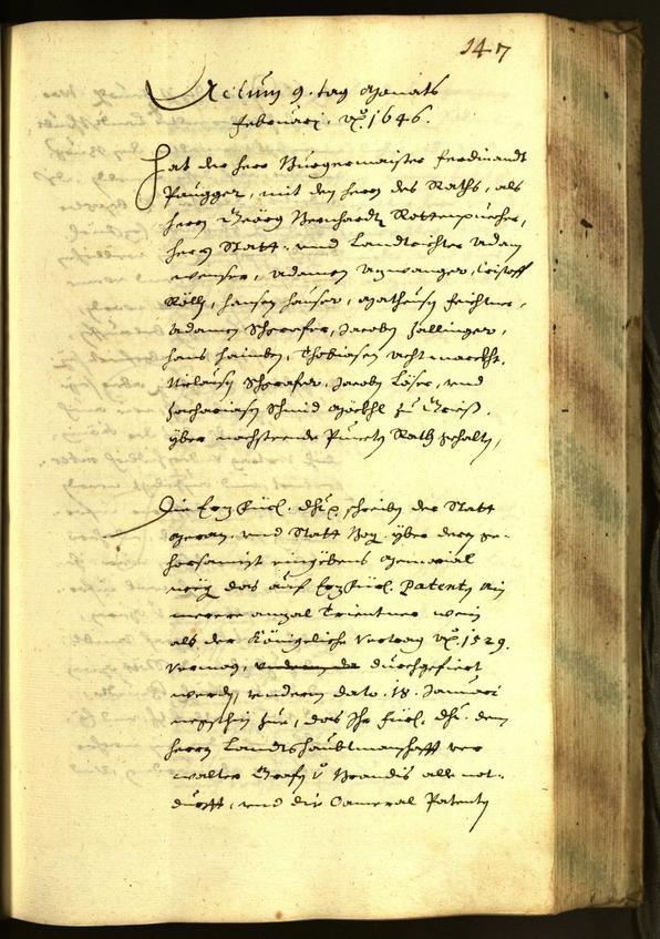 Civic Archives of Bozen-Bolzano - BOhisto Minutes of the council 1646 