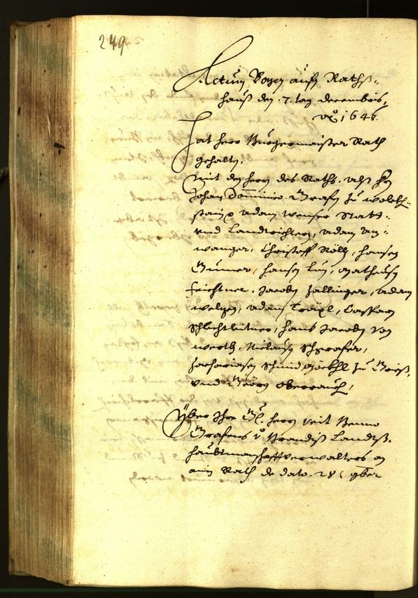 Civic Archives of Bozen-Bolzano - BOhisto Minutes of the council 1646 