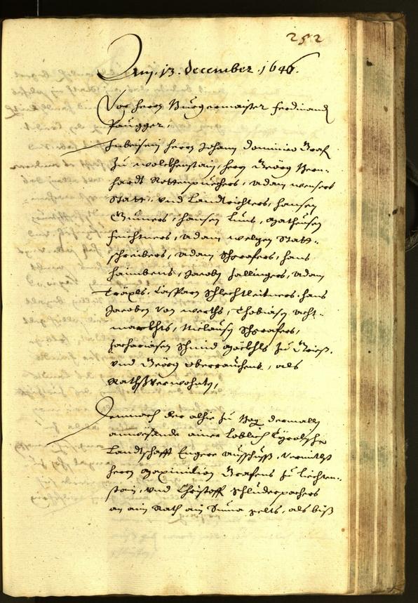 Civic Archives of Bozen-Bolzano - BOhisto Minutes of the council 1646 