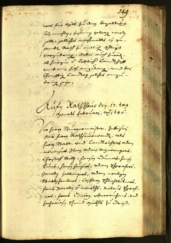 Civic Archives of Bozen-Bolzano - BOhisto Minutes of the council 1646 