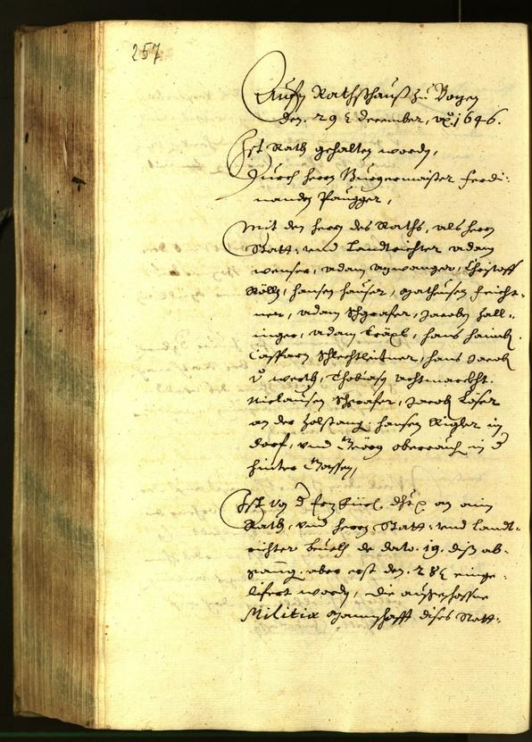 Civic Archives of Bozen-Bolzano - BOhisto Minutes of the council 1646 