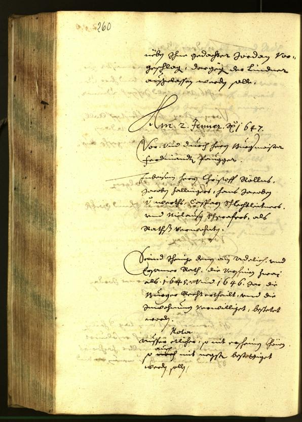 Stadtarchiv Bozen - BOhisto Ratsprotokoll 1646 