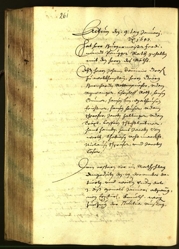 Stadtarchiv Bozen - BOhisto Ratsprotokoll 1646 