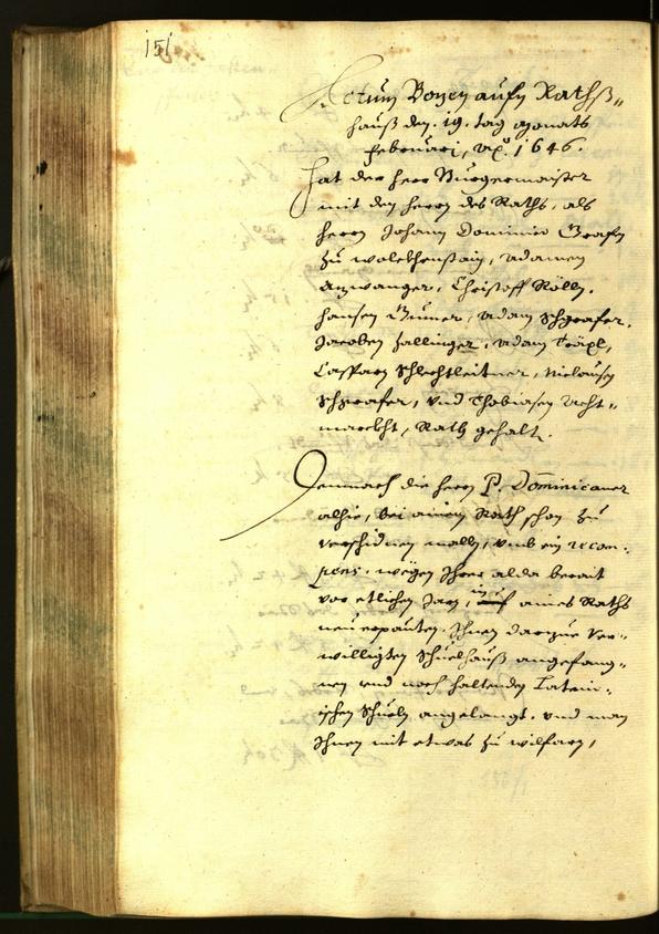 Civic Archives of Bozen-Bolzano - BOhisto Minutes of the council 1646 