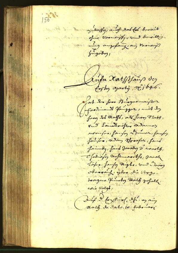 Civic Archives of Bozen-Bolzano - BOhisto Minutes of the council 1646 