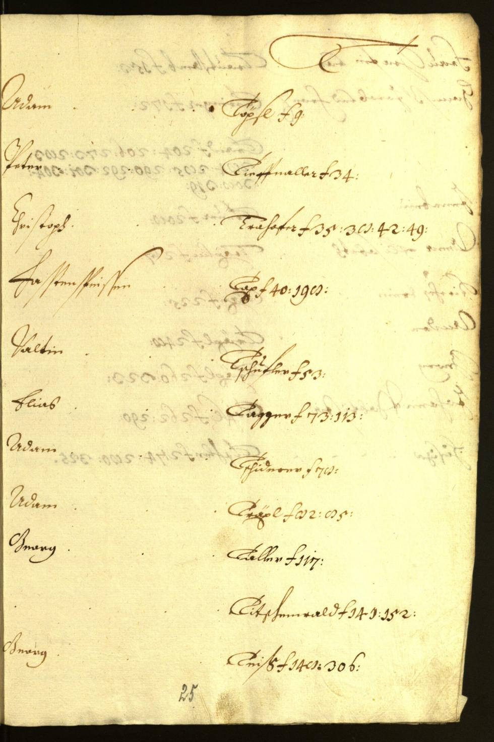 Stadtarchiv Bozen - BOhisto Ratsprotokoll 1647/48 