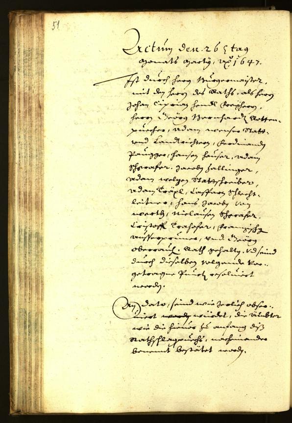 Civic Archives of Bozen-Bolzano - BOhisto Minutes of the council 1647 