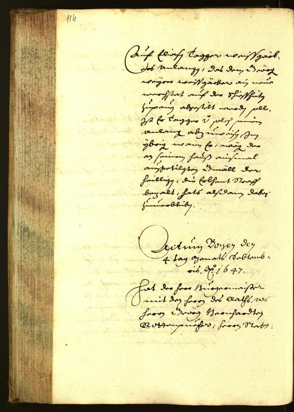 Civic Archives of Bozen-Bolzano - BOhisto Minutes of the council 1647 