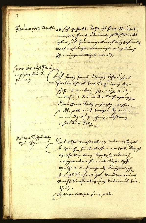 Civic Archives of Bozen-Bolzano - BOhisto Minutes of the council 1647 