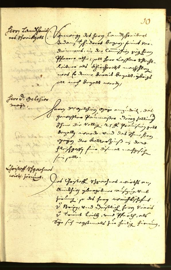 Stadtarchiv Bozen - BOhisto Ratsprotokoll 1647 