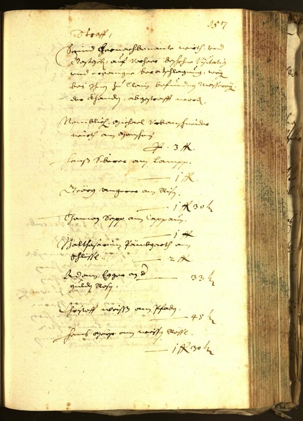 Stadtarchiv Bozen - BOhisto Ratsprotokoll 1647 