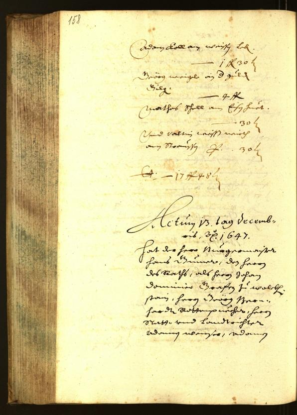 Civic Archives of Bozen-Bolzano - BOhisto Minutes of the council 1647 