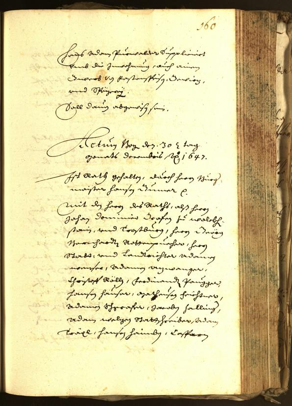 Civic Archives of Bozen-Bolzano - BOhisto Minutes of the council 1647 