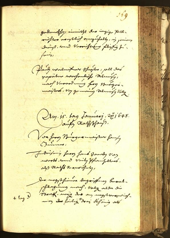 Civic Archives of Bozen-Bolzano - BOhisto Minutes of the council 1647 