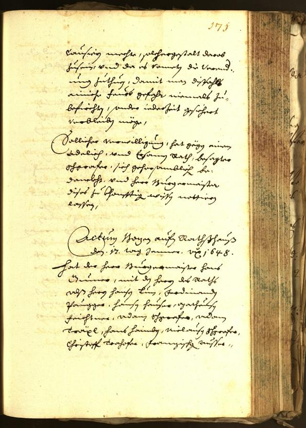 Civic Archives of Bozen-Bolzano - BOhisto Minutes of the council 1647 